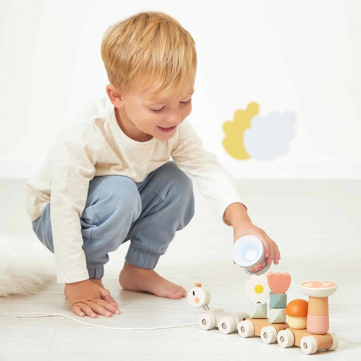 JANOD trekfiguur Sweet Cocoon slakkentrein 1jr+3