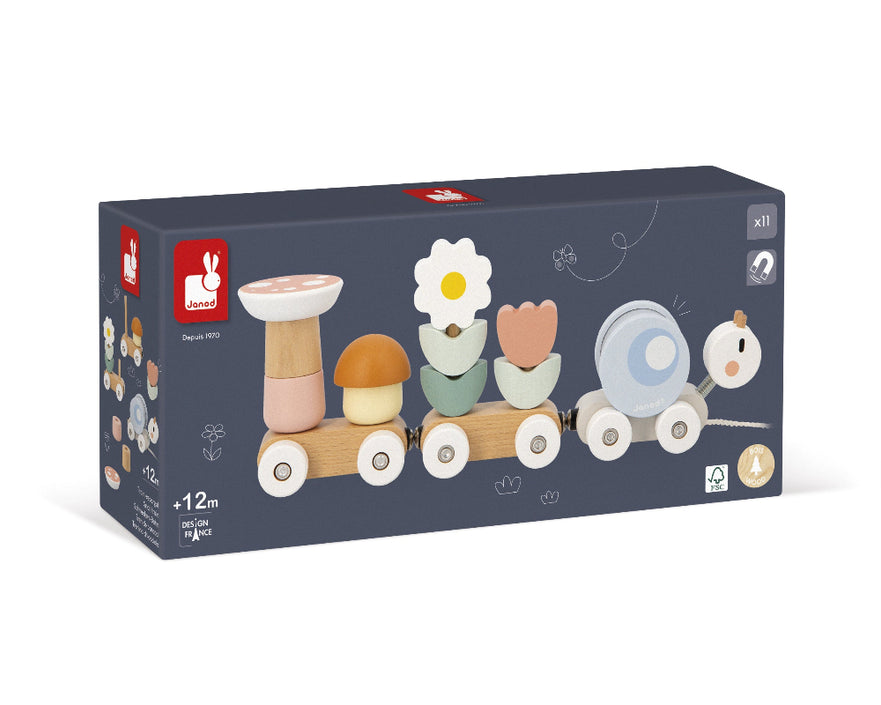 JANOD trekfiguur Sweet Cocoon slakkentrein 1jr+4