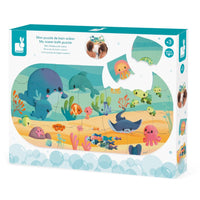 JANOD bath puzzle World map 3yrs+