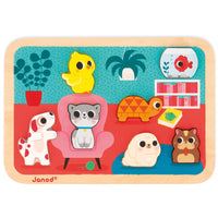 JANOD chunky puzzle North Pole 18 months+