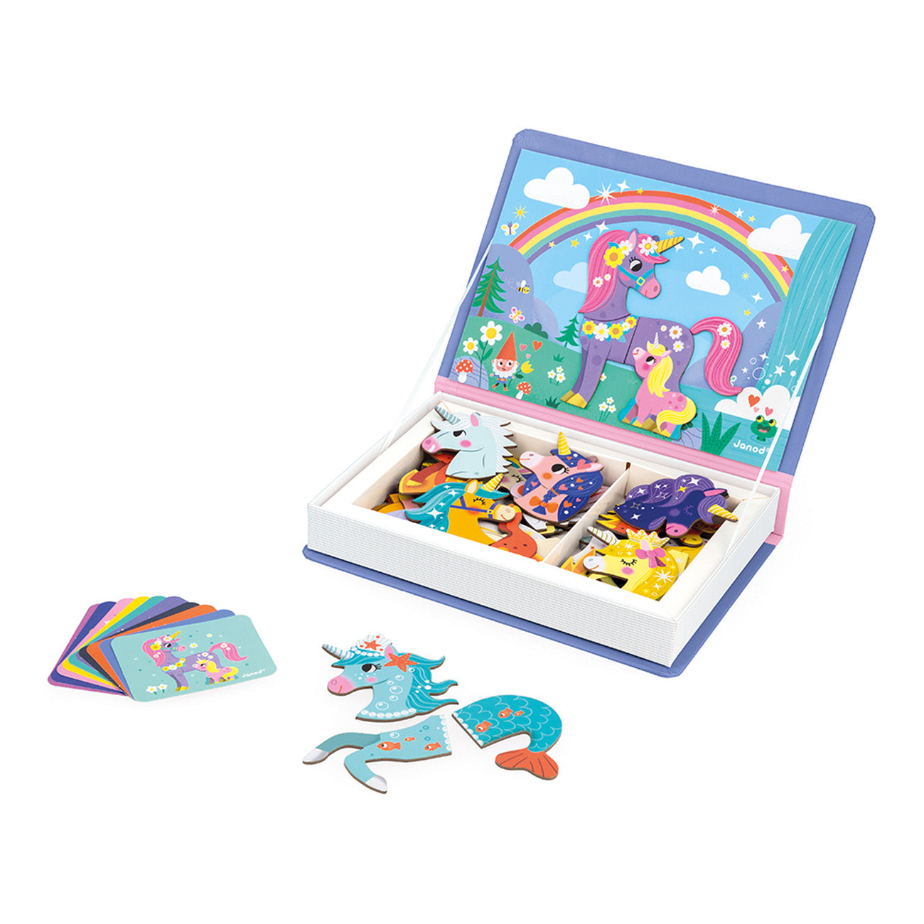 JANOD magneetboek eenhoorns 3jr+