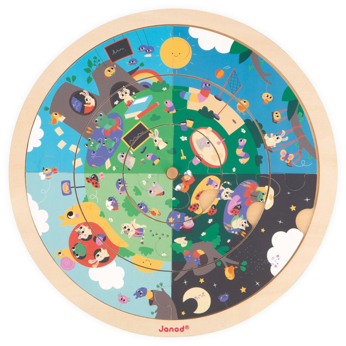 JANOD observatie puzzel de tuin 4 jr+ / 12 stks