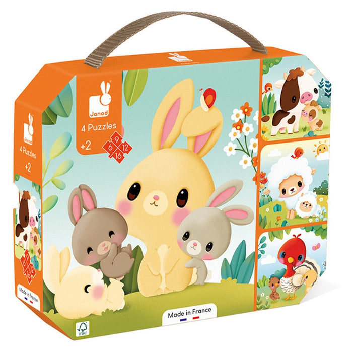 JANOD puzzle Seasons 3yrs+/ 6-9-12-16 pcs