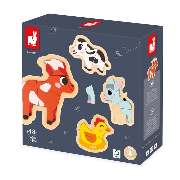 JANOD button puzzle aquarium 18 months +