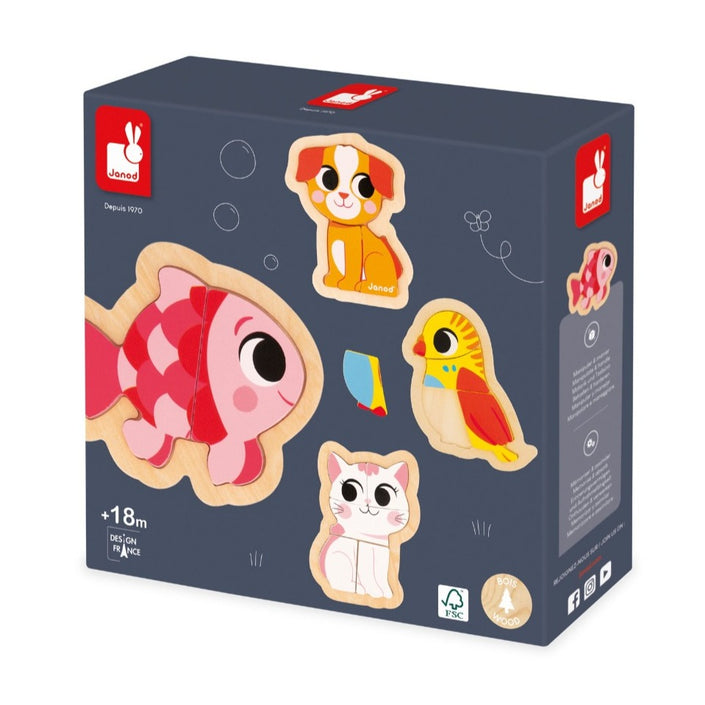 JANOD button puzzle aquarium 18 months +