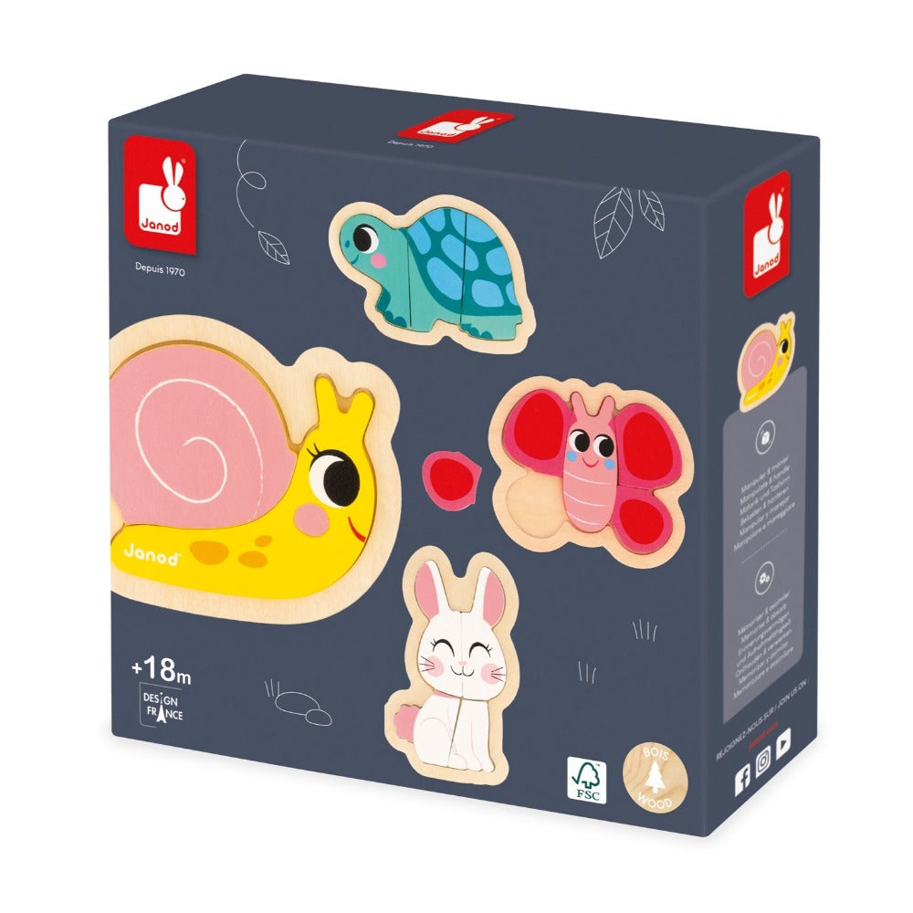 JANOD button puzzle aquarium 18 months +