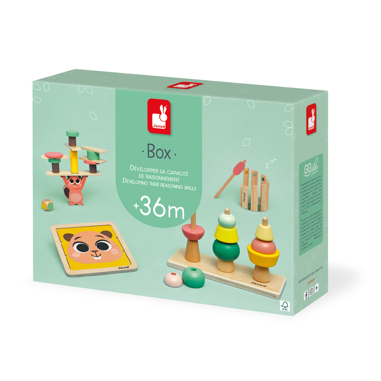 JANOD speelbox 4 in 1 - 36 mnd  3 jr+