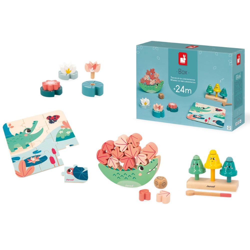 JANOD spellenbox  4 in 1 - 24 mnd  2 jr+