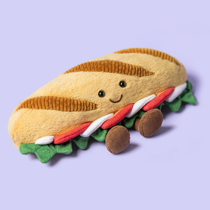 Jellycat Amuseables Caprese Baguette A2TMB b