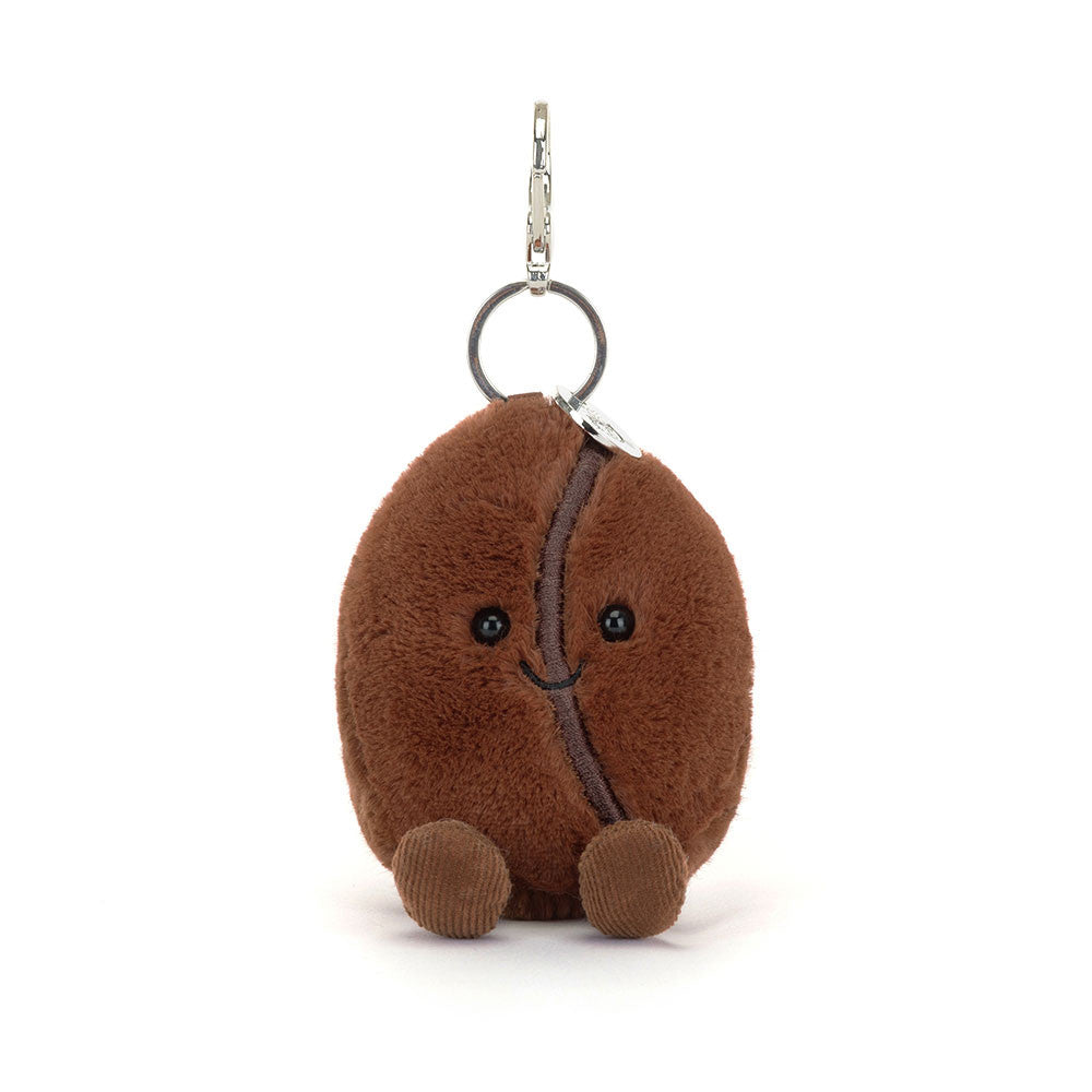 Jellycat Amuseables Coffee Bean Bag Charm 100% polyester + PE Beans