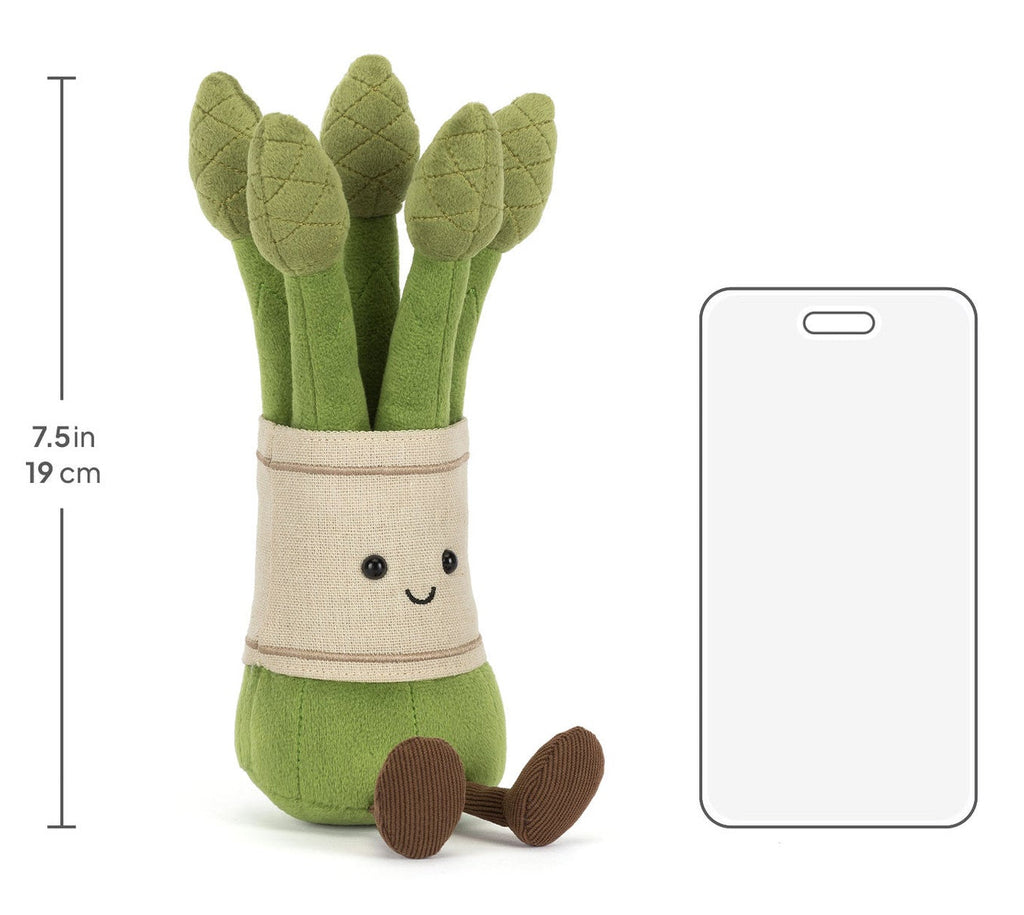 Jellycat knuffel Amuseables Asparagus Polyester + PE-korrels