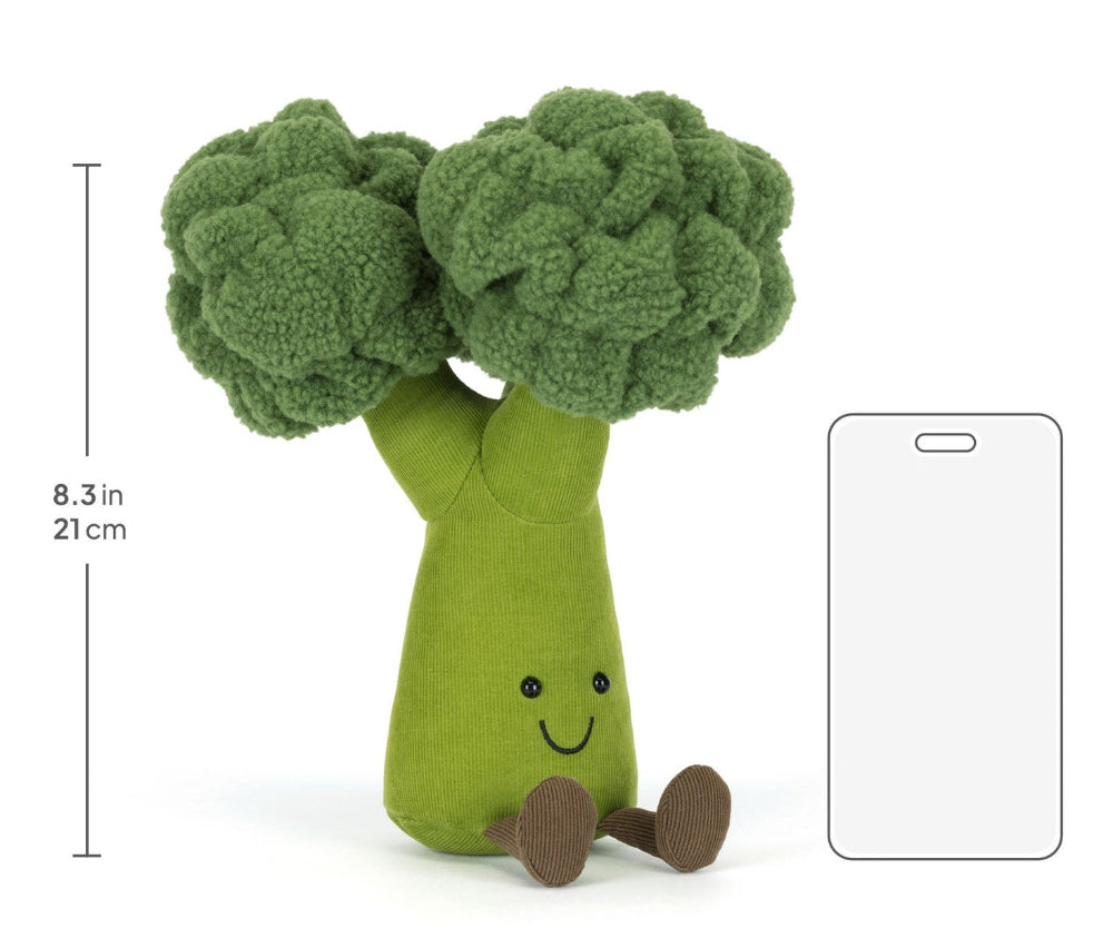 Jellycat knuffel Amuseables Broccoli Polyester + PE-korrels