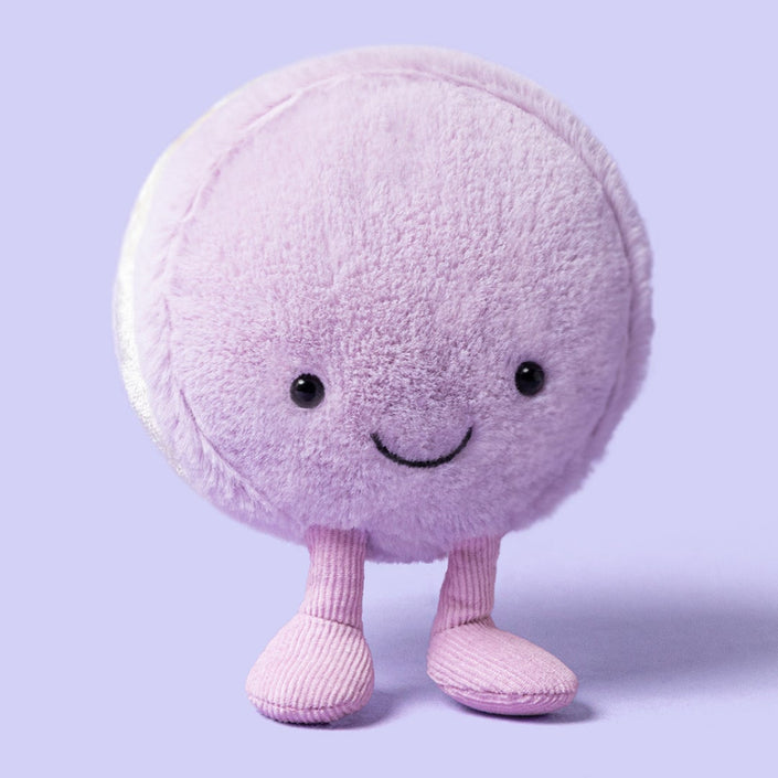 Jellycat knuffel Amuseables May Macaron lavender A6MACL a