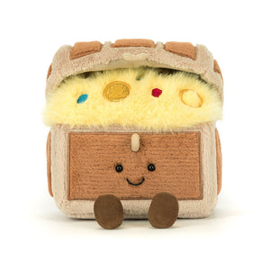 Jellycat knuffel Amuseables Treasure Chest schatkistje A2TRES