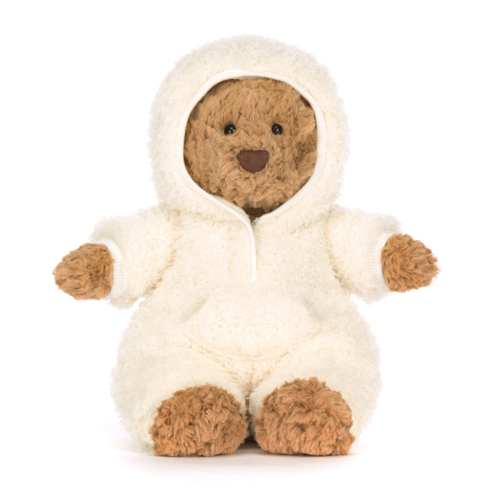 Jellycat knuffel Bartholomew Bear all-in-one outfit polyester + PE-korrels