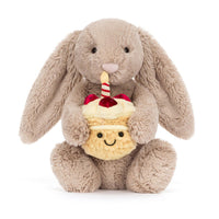 Jellycat knuffel Bashful Beige Bunny Birthday