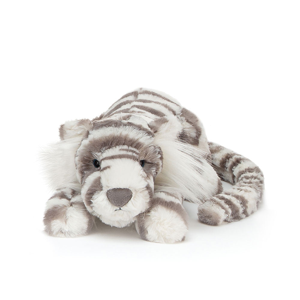 Jellycat knuffel Sacha Snow Tiger little