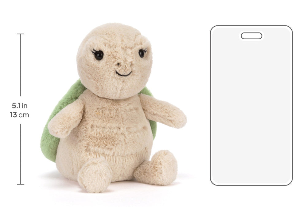 Jellycat knuffel Thimble Turtle Polyester + PE-korrels