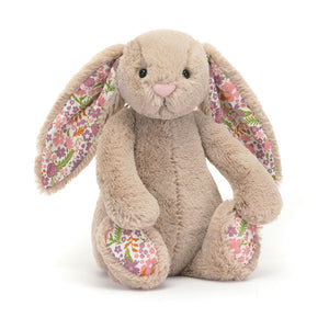Jellycat knuffel blossom bunny beige petal small