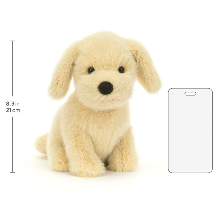 Jellycat knuffel golden puppy MAL3DOG g