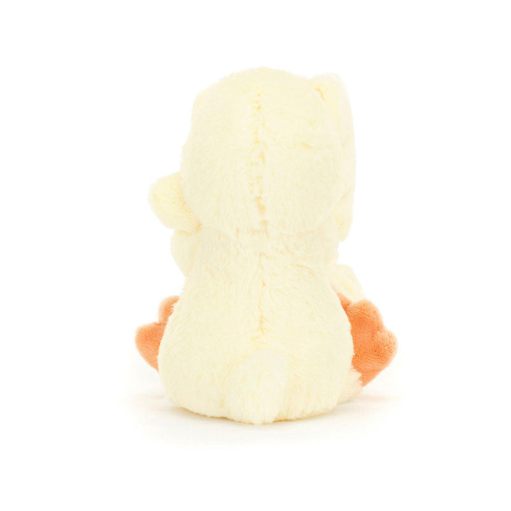 Jellycat knuffeldoekje en knuffel bashful duckling STH4DCK