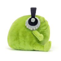 Jellycat knuffel Ricky Rain Frog Headphones b