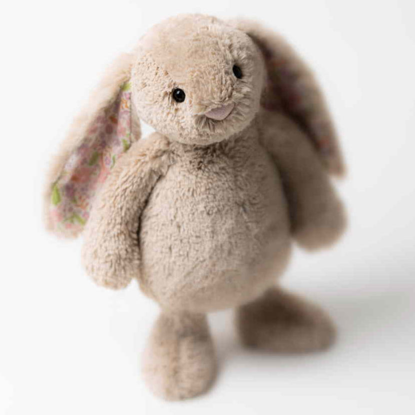 Jellycat knuffel blossom bunny beige petal medium