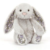 Jellycat knuffel blossom bunny silver bloom medium