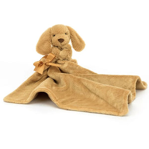 Jellycat knuffeldoekje en knuffel Bashful Toffee puppy