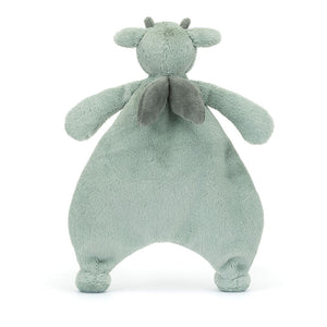 Jellycat knuffeldoekje bashful dragon