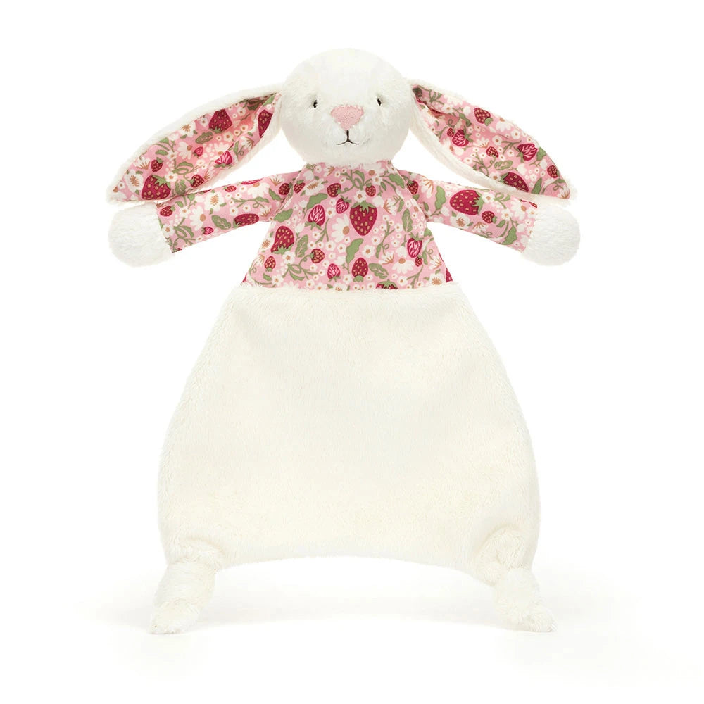 Buy Jellycat knuffeldoekje blossom cream bunny berry