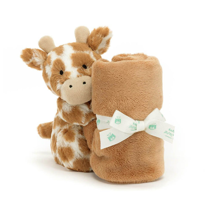 Jellycat knuffeldoekje en knuffel bashful giraffe