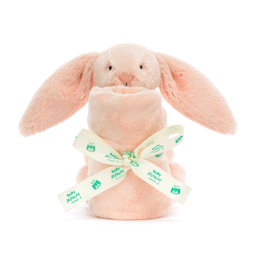 Jellycat knuffeldoekje en knuffel bashful bunny blush STH4BLU