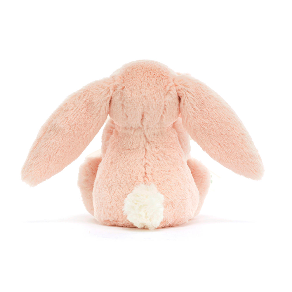 Jellycat knuffeldoekje en knuffel bashful bunny blush 100% polyester
