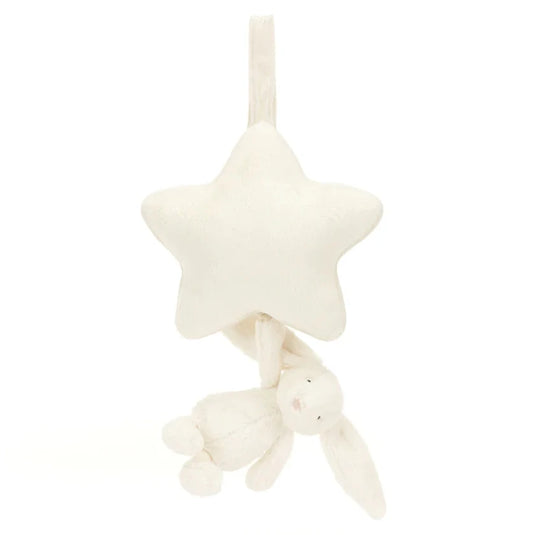 Jellycat muziekdoosje Bashful bunny cream