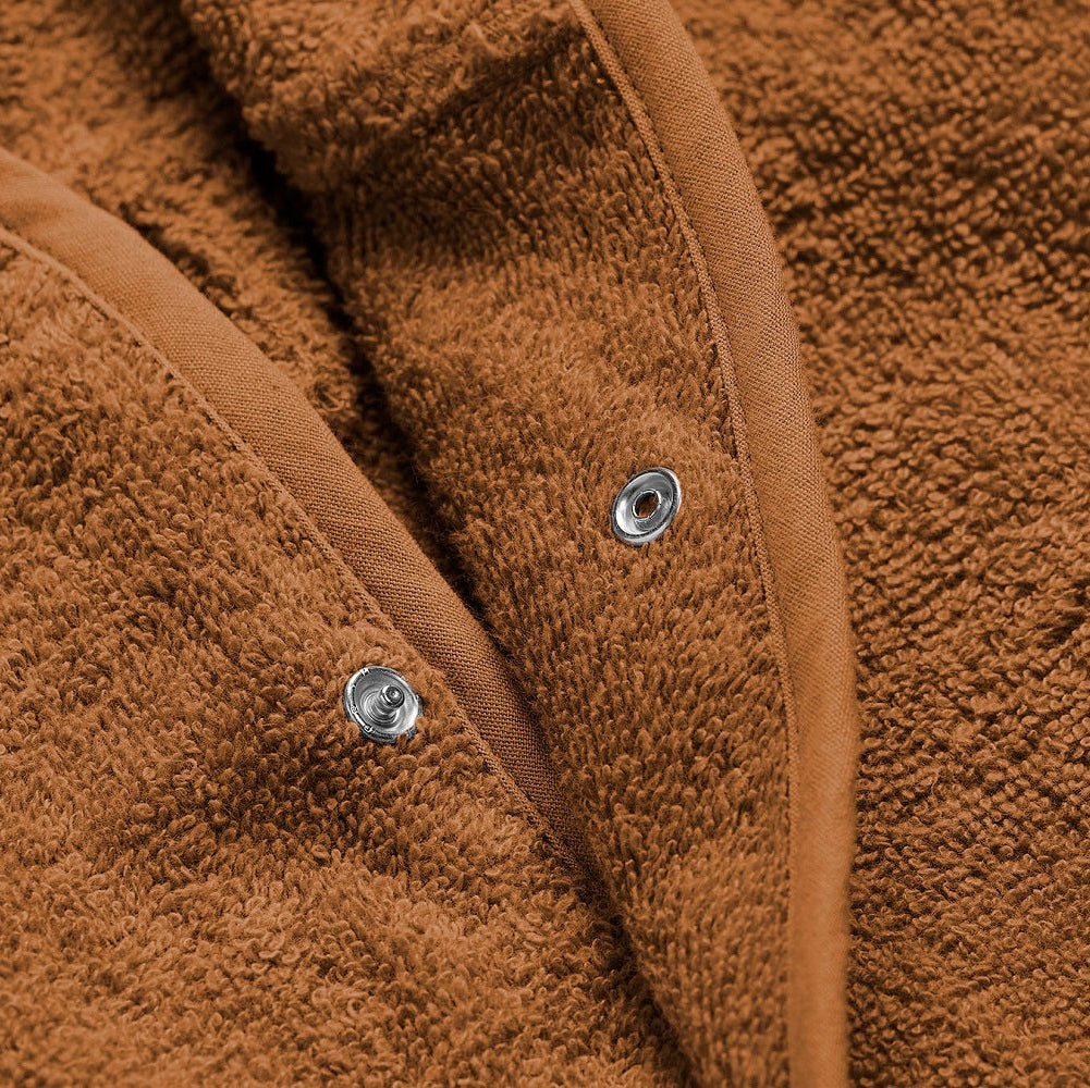Jollein badjas caramel 1 jr+ 90% katoen + 10% polyester