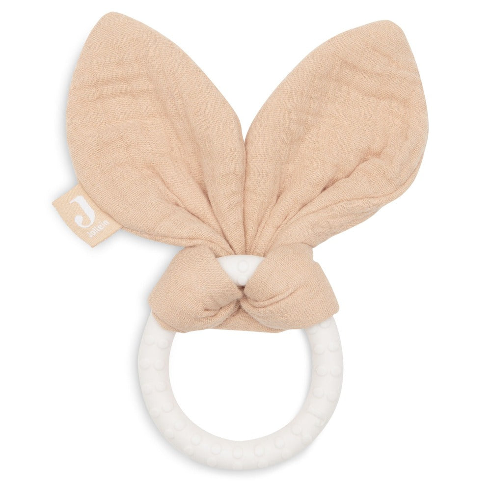 Jollein siliconen bijtring bunny ears moonstone