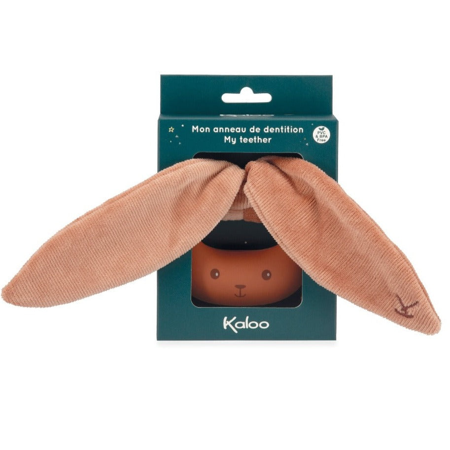 Buy Kaloo bijtring konijn terracotta 0 jr+