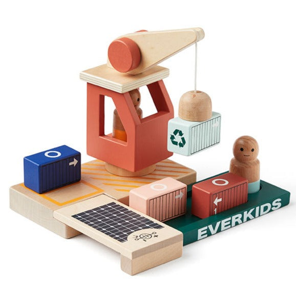 Kids Concept containerschip + dok Aiden 2 jr+
