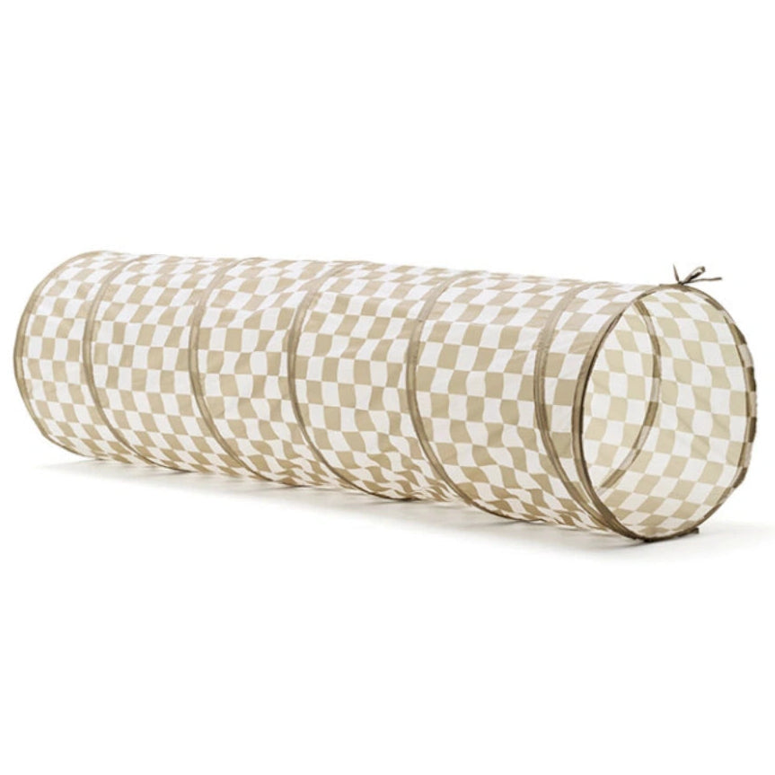 Buy Kids Concept speeltunnel ruitjes olijfgroen