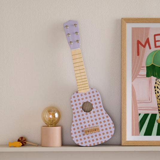 Kids Concept gitaar stippen lila1000952