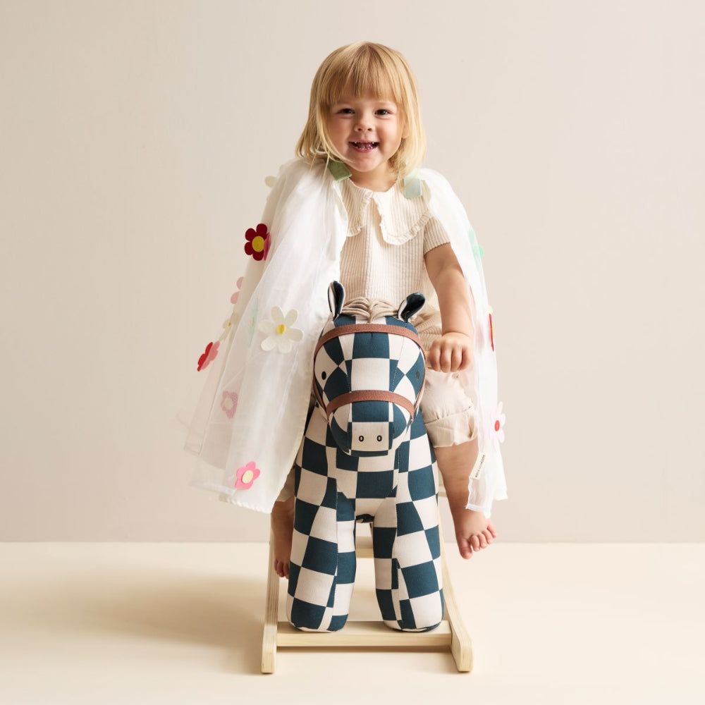 Kids Concept hobbelpaard Miro ruitjes 18 mnd+