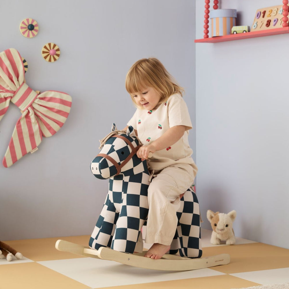 Kids Concept hobbelpaard Miro ruitjes 18 mnd+