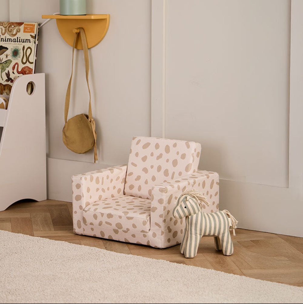 Kids Concept kinderstoel uitvouwbaar stippen 1001009