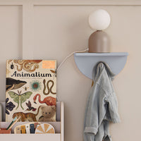 Kids Concept plank cirkel licht blauw1000975e