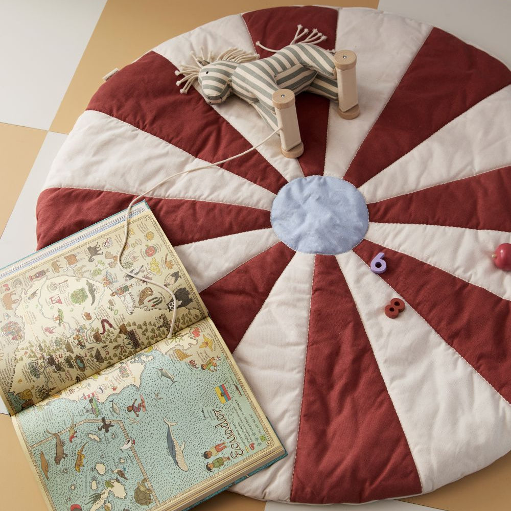 Kids Concept speelmat circus rood 7340028736837