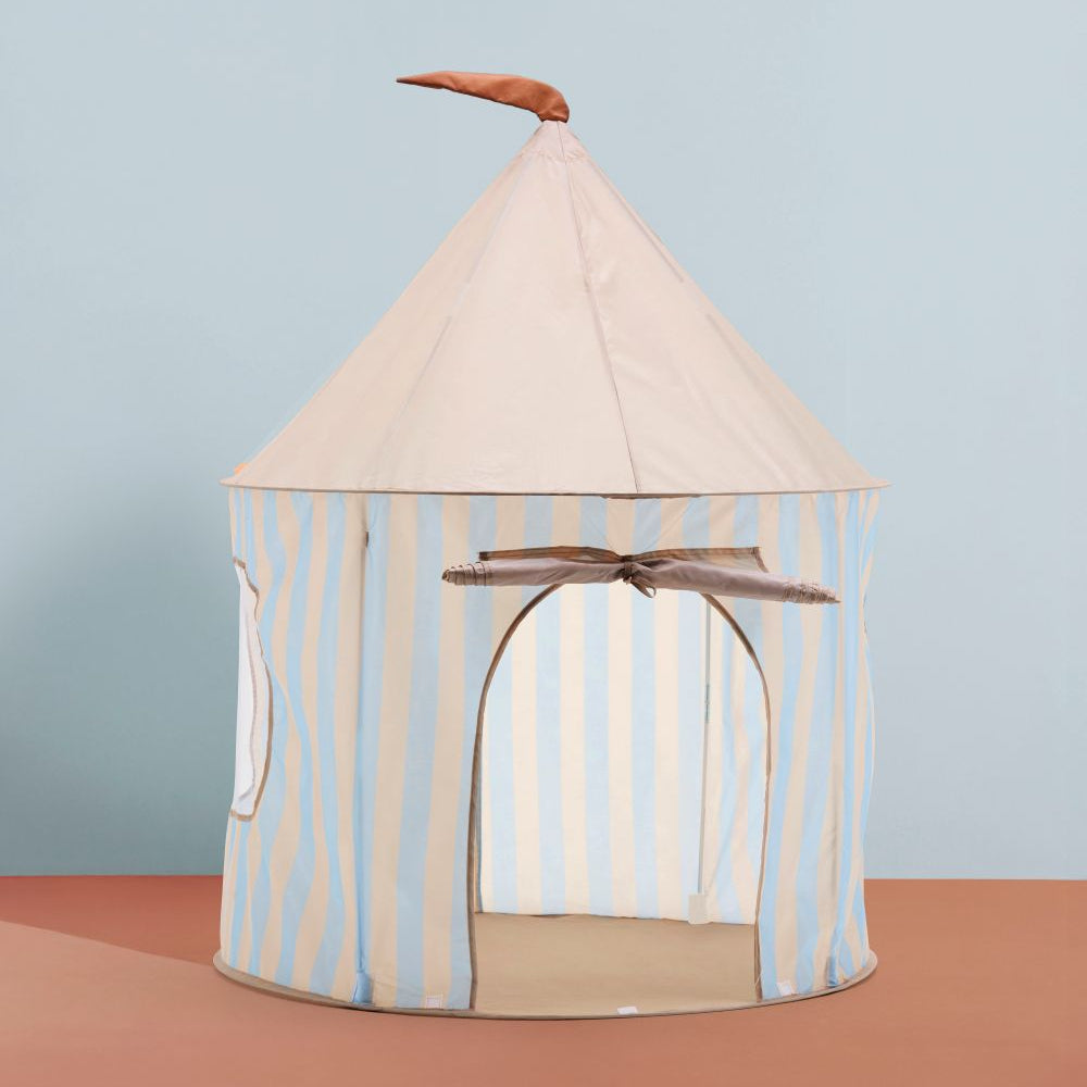 Kids Concept speeltent streep lichtblauw 7340028736752