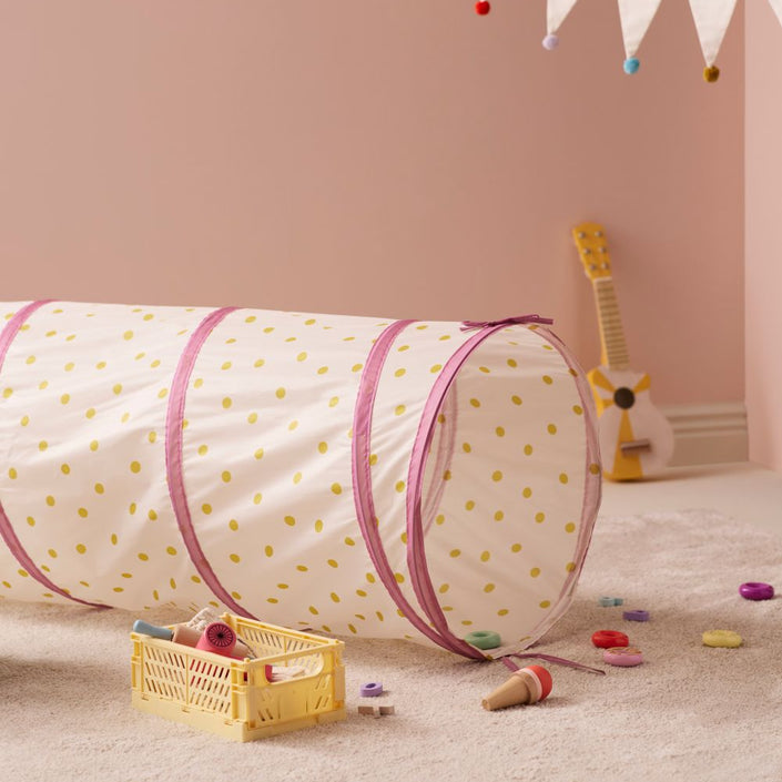 Kids Concept speeltunnel stippen roze 7340028736776 b