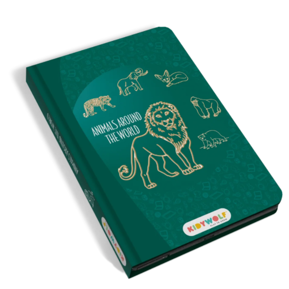 Buy Kidywolf Kidydraw Mini tekentablet dieren over de hele wereld 5 jr+