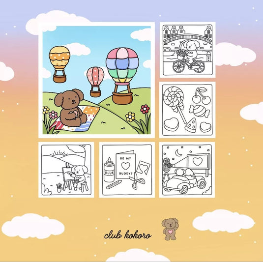 Kokoro friends kleurboek 9798311364775 a